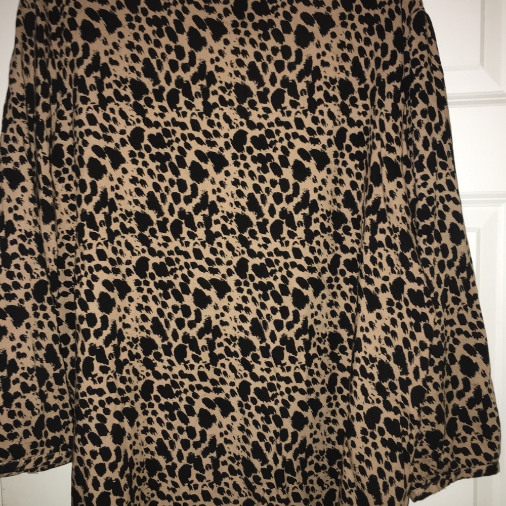 🧩Karen Brooks Leopard Blouse Size 2X🧩 - Picture 4 of 7